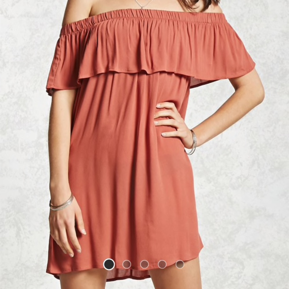 FOREVER 21 Off The Shoulder Dress